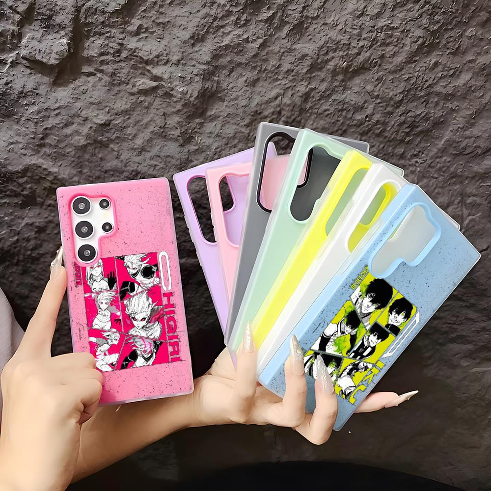 Phone Cases Holder - 1PC Blue Lock Phone Case Soft