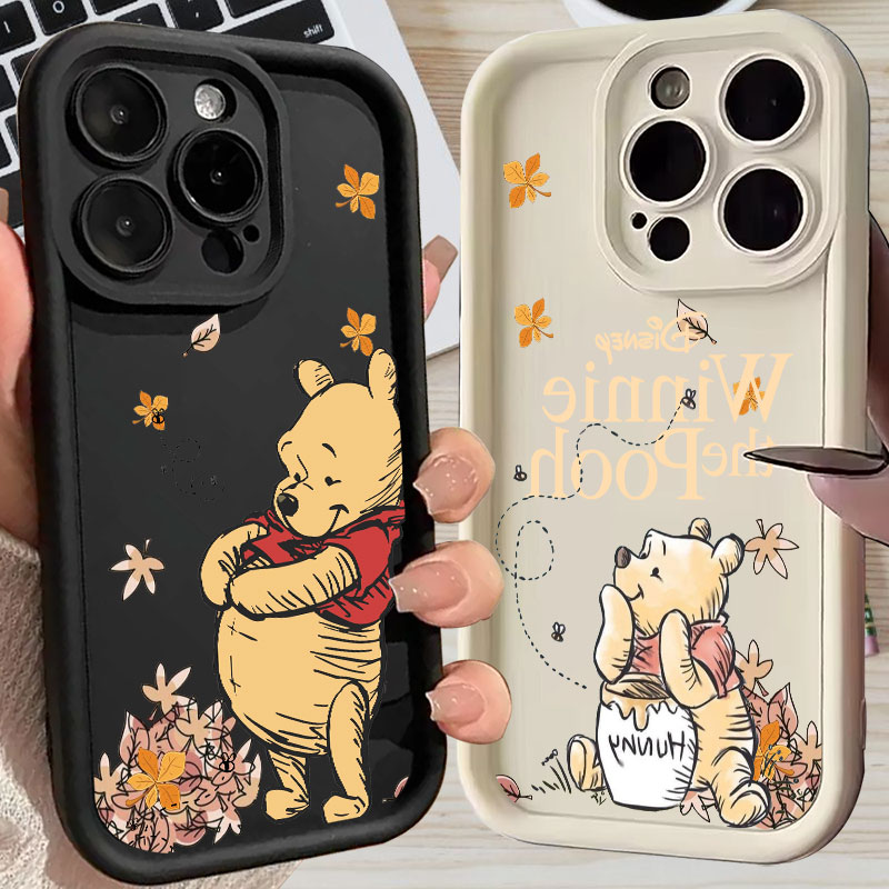 Phone Cases Iphone 17 Pro Max - Autumn Winnie The Pooh Leaves Case