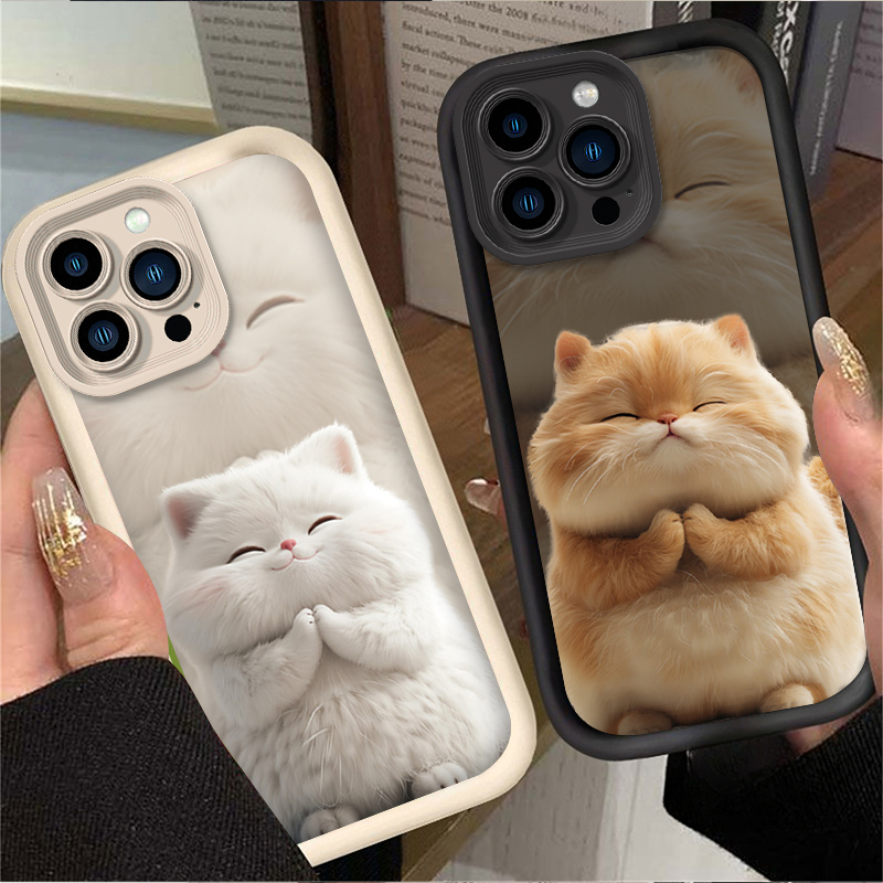 Phone Cases Cute Iphone 13 - Cute Funny Fat Cat Phone Case