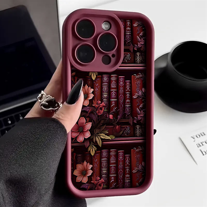 Phone Cases Like Loopy - Book Flower Trendy Pattern Phone Case