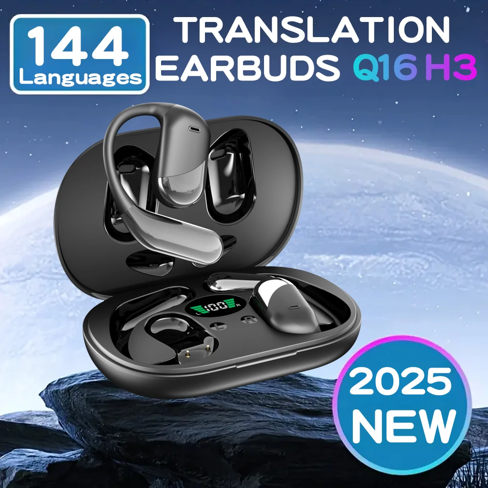 Phone Cases Officeworks - 144 Languages AI Translation Earbuds,Bluetooth 5.4