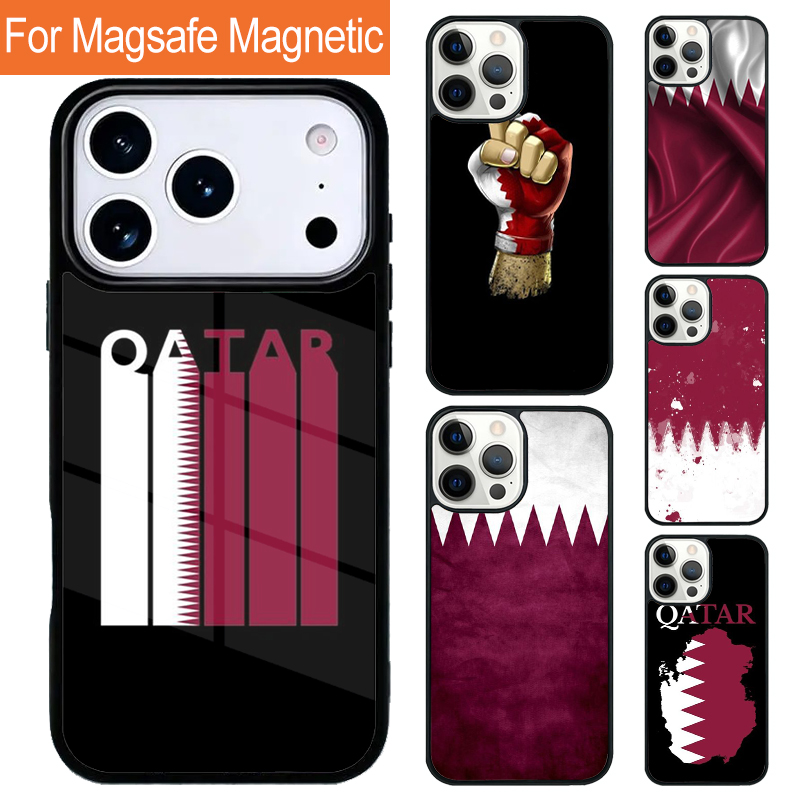 Phone Cases Qatar - Qatar Flag National Banner Magnetic Wireless