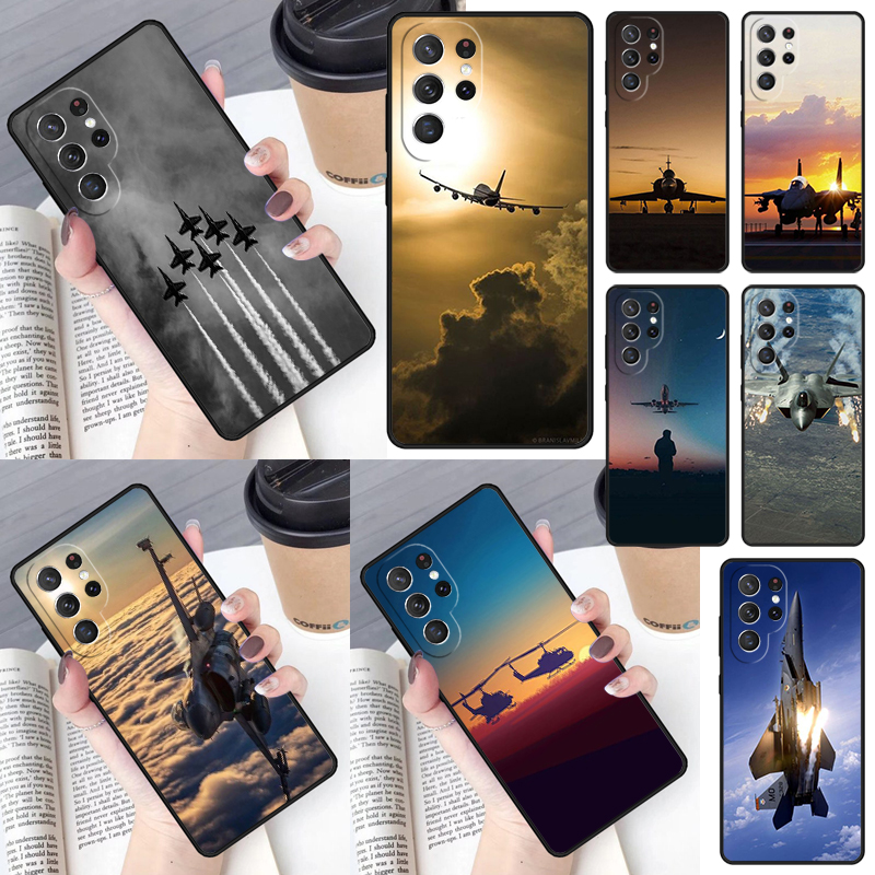 Phone Cases Samsung S25 Ultra - Aircraft Jet Airplane Phone Case for