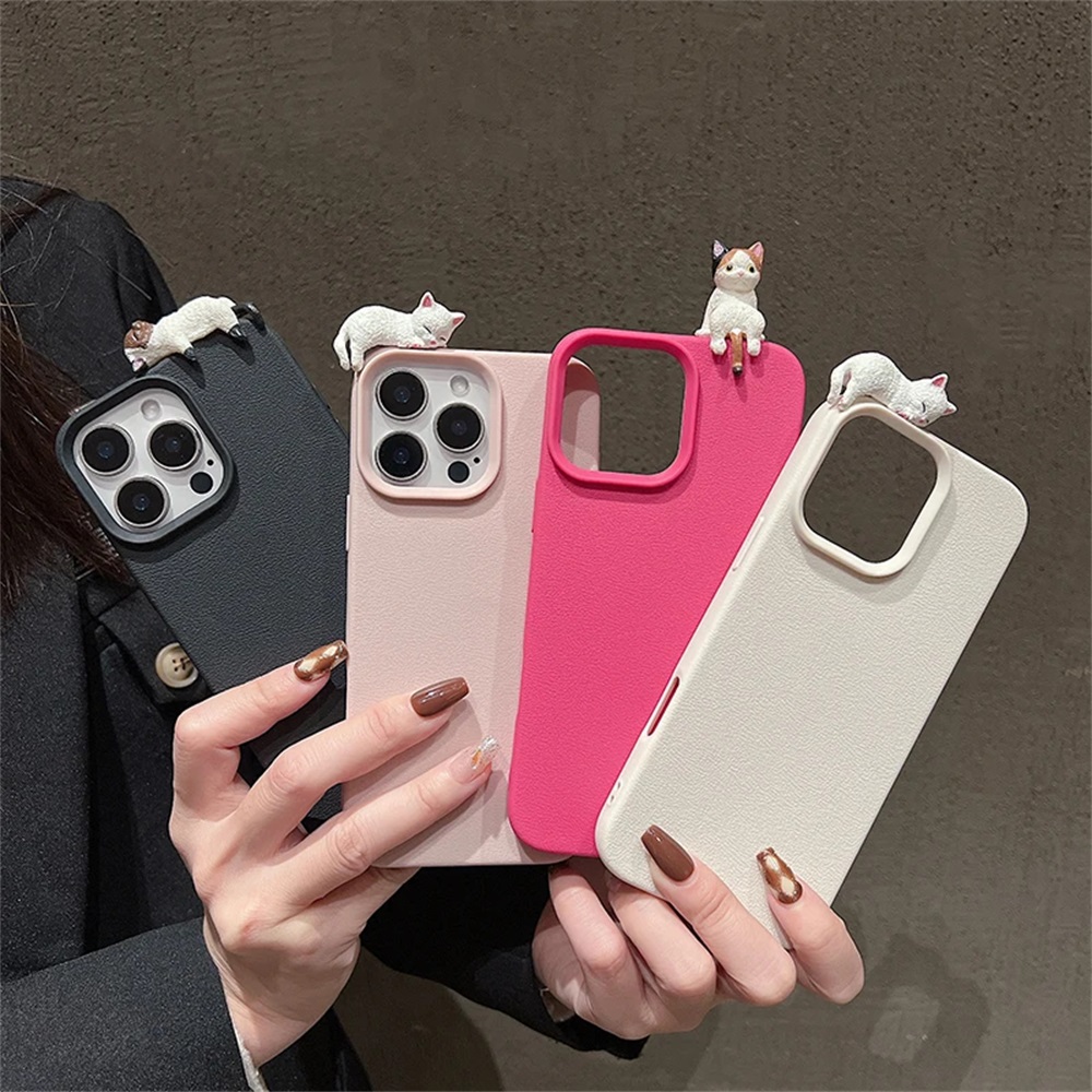 Phone Cases Cute Iphone 13 - Cute 3D Cat Korea Lovely Case