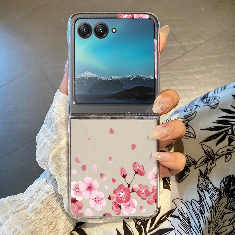 Phone Cases Motorola - Roses Flowers Bow Tie Folding Case