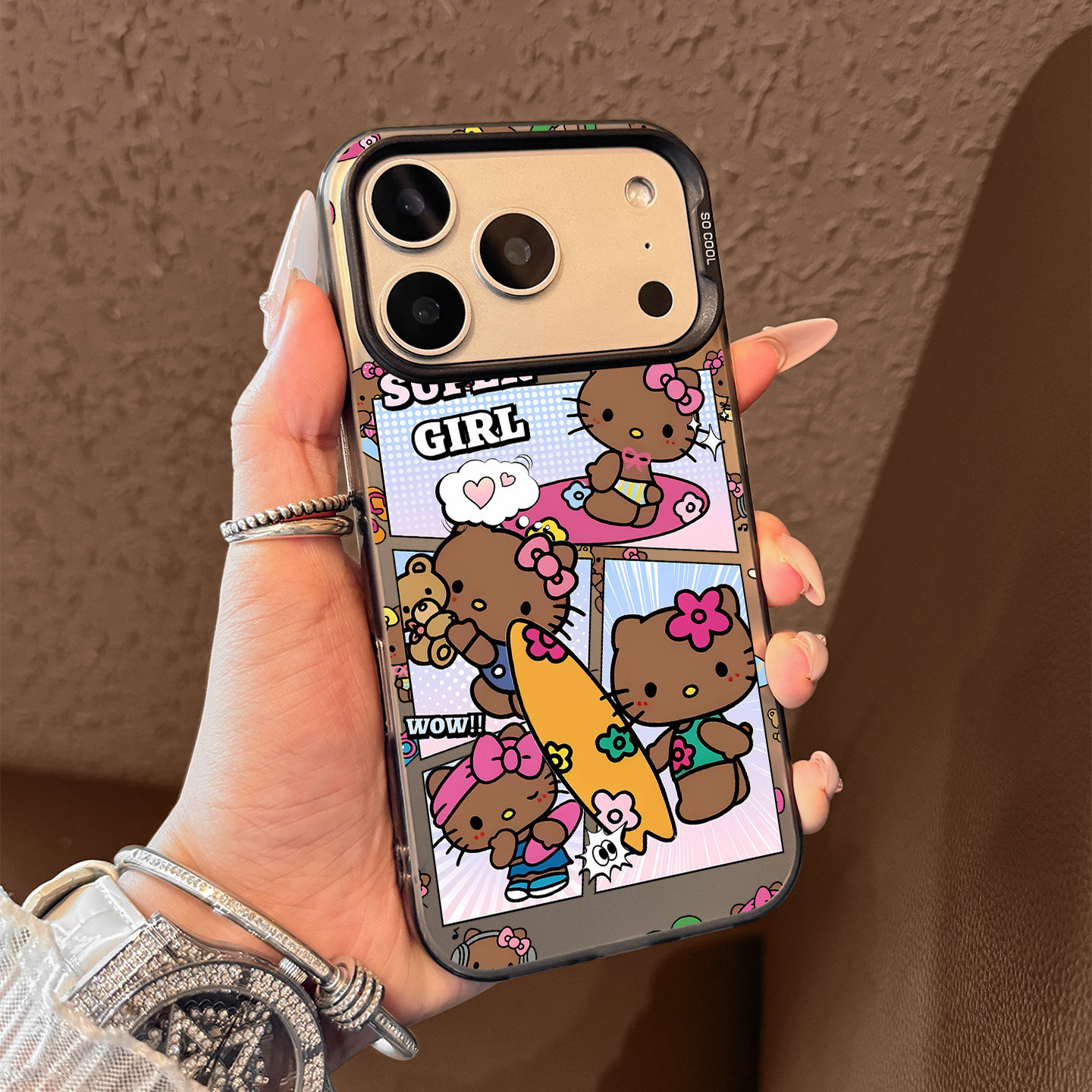 Phone Cases Like Loopy - Summer Surf Hello Kitty Pattern Phone