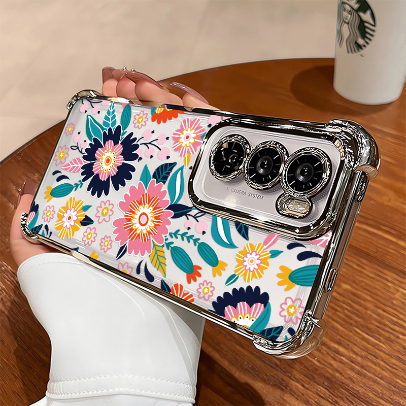 Phone Cases Motorola - Pattern Flowers Phone Case For Motorola