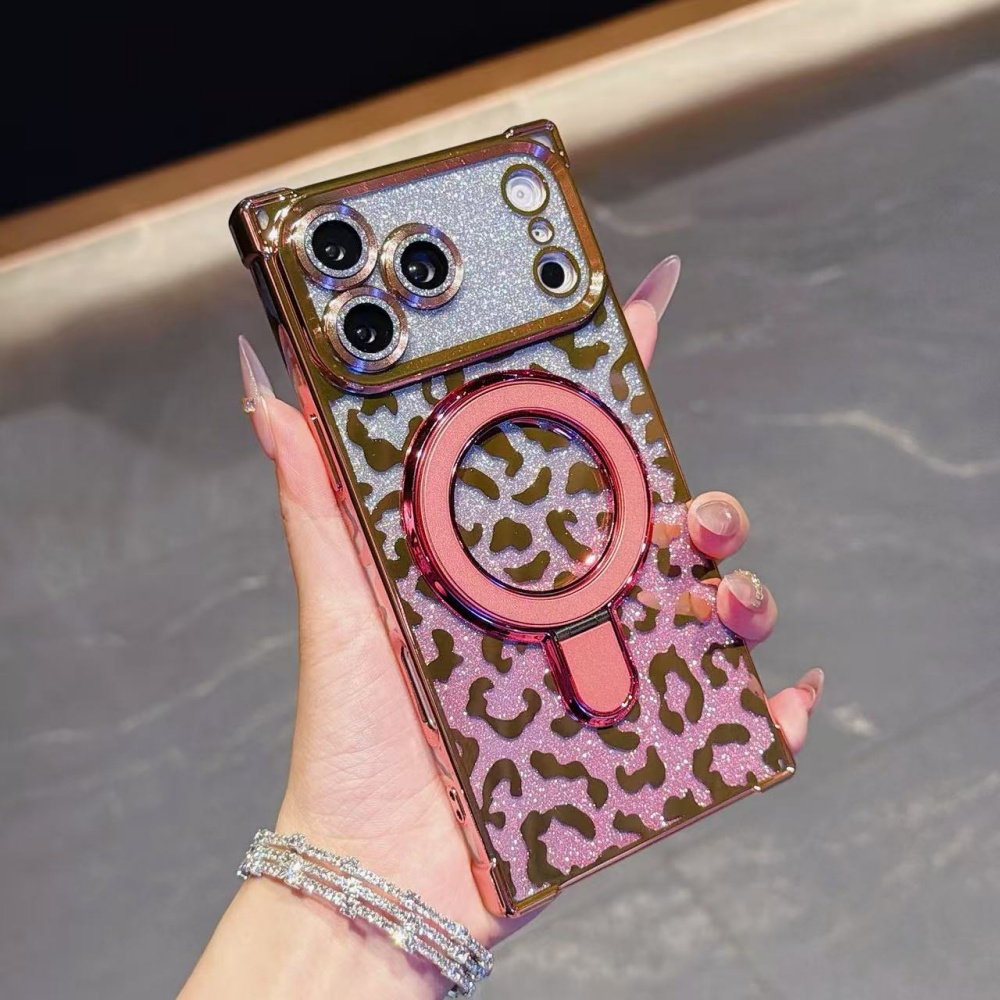 Luxury Plated Leopard Print Gl - مراجعة Glitter Shockproof Case وسعره