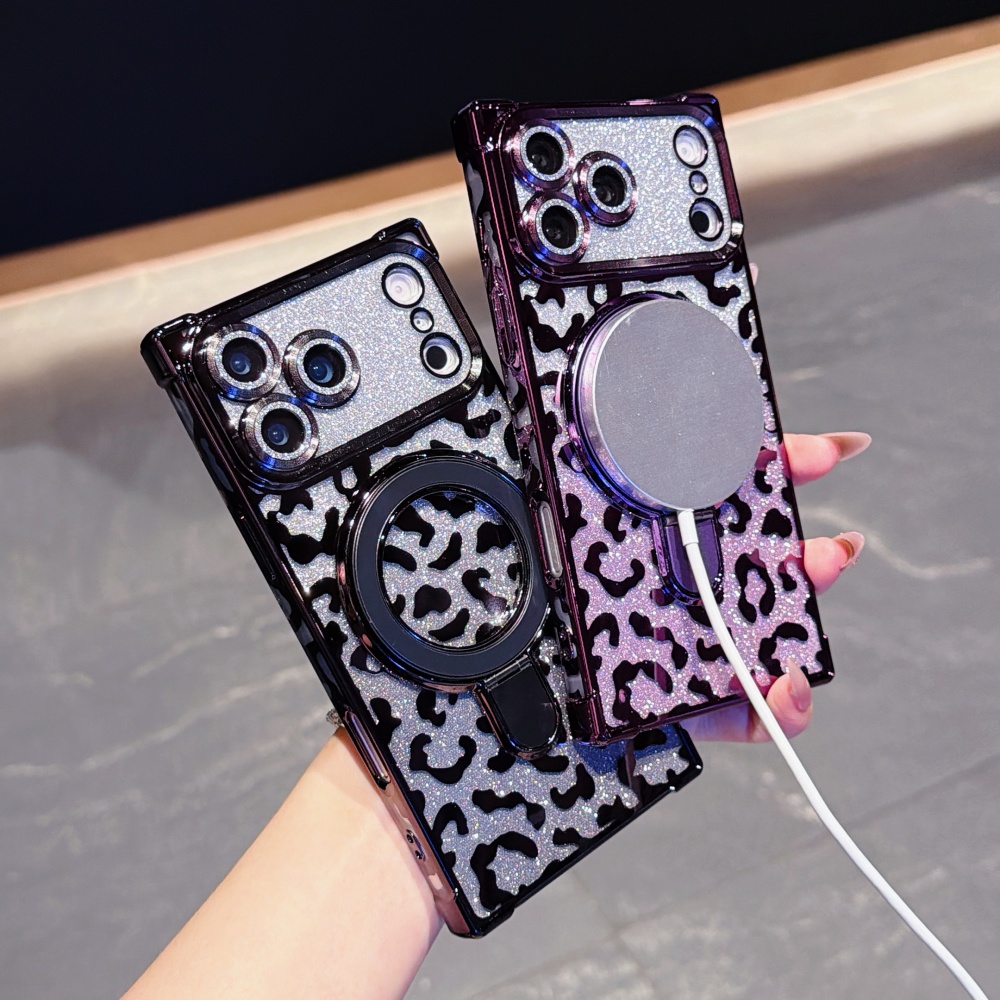 Luxury Plated Leopard Print Gl - مراجعة Glitter Shockproof Case وسعره