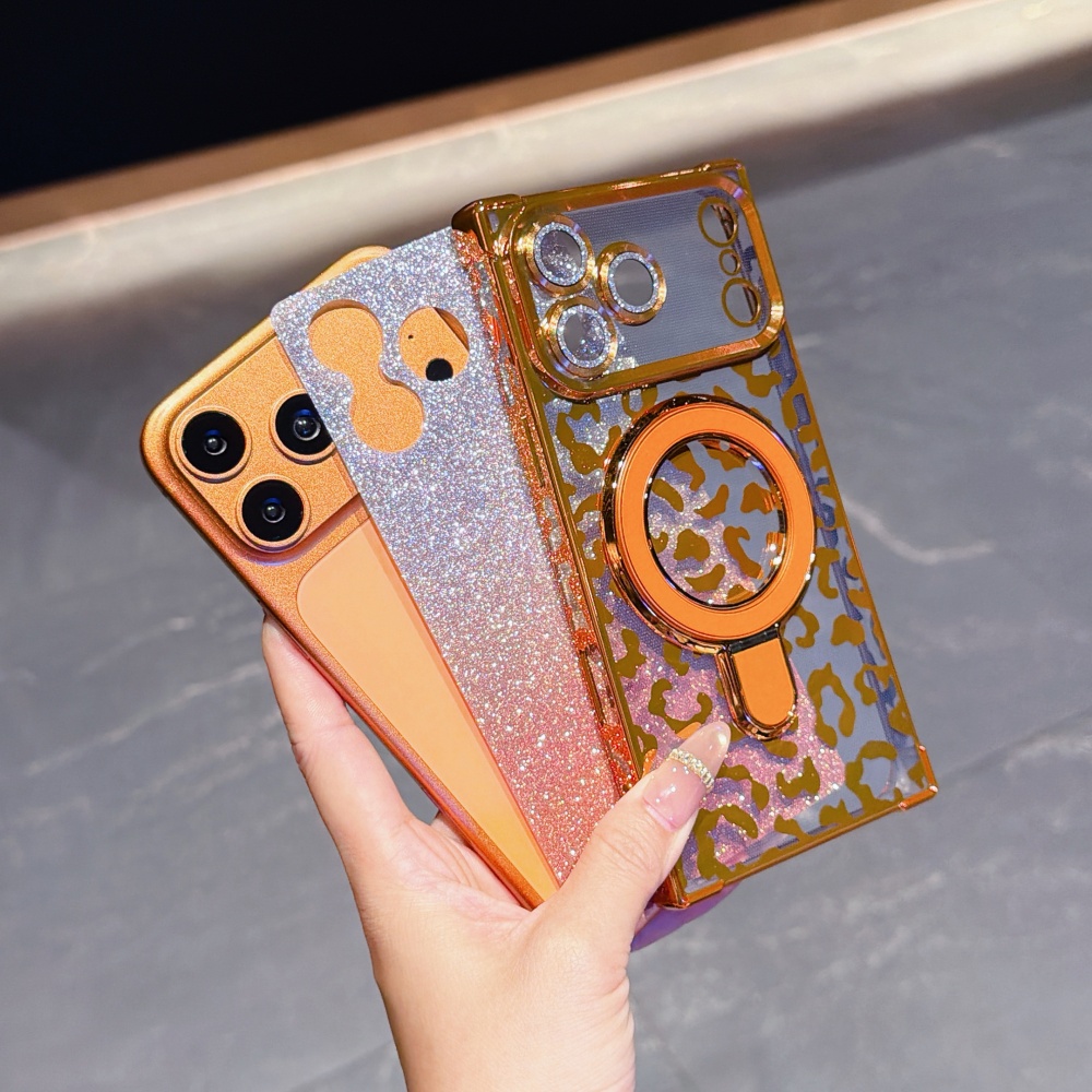 Luxury Plated Leopard Print Gl - مراجعة Glitter Shockproof Case وسعره