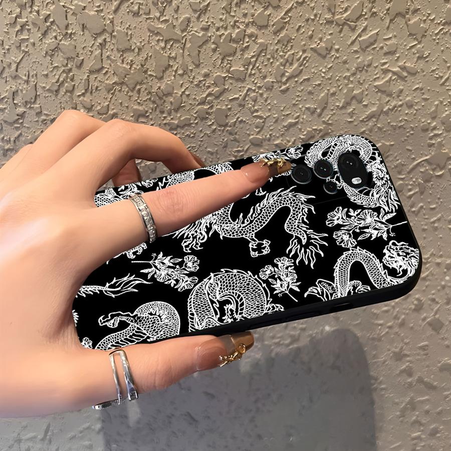 Cool Chinese Dragon Soft Back  - مراجعة Phone Cases Motorola وسعره