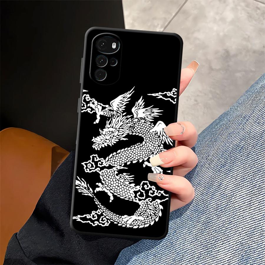 Cool Chinese Dragon Soft Back  - مراجعة Phone Cases Motorola وسعره