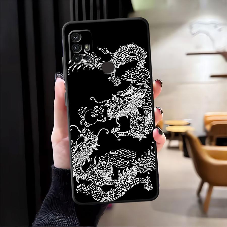 Cool Chinese Dragon Soft Back  - مراجعة Phone Cases Motorola وسعره