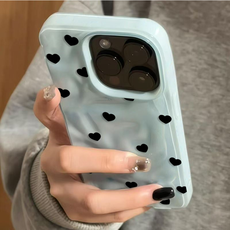 Aesthetic Cute Black Heart Sho - مراجعة Phone Cases Cute Iphone 13 وسعره