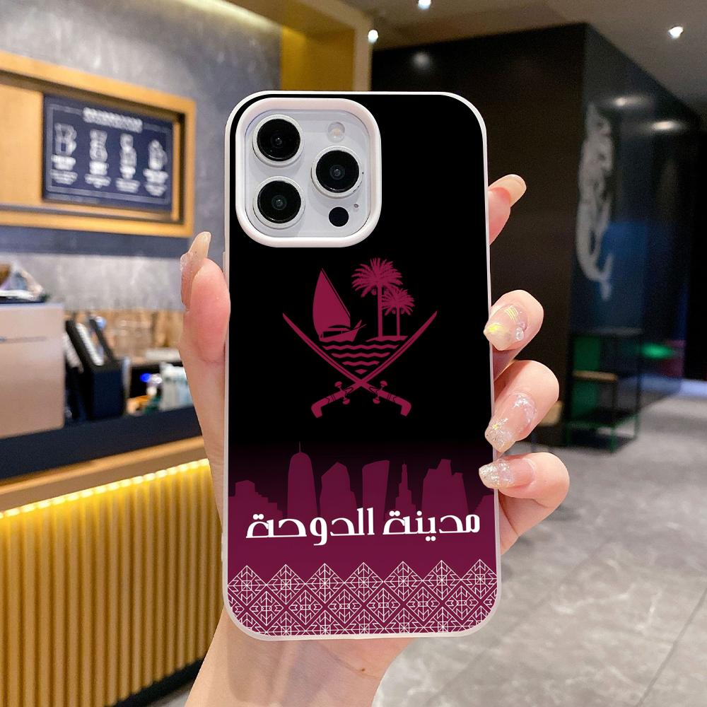 Qatar Flag Phone Case for iPho - مراجعة Phone Cases Qatar وسعره