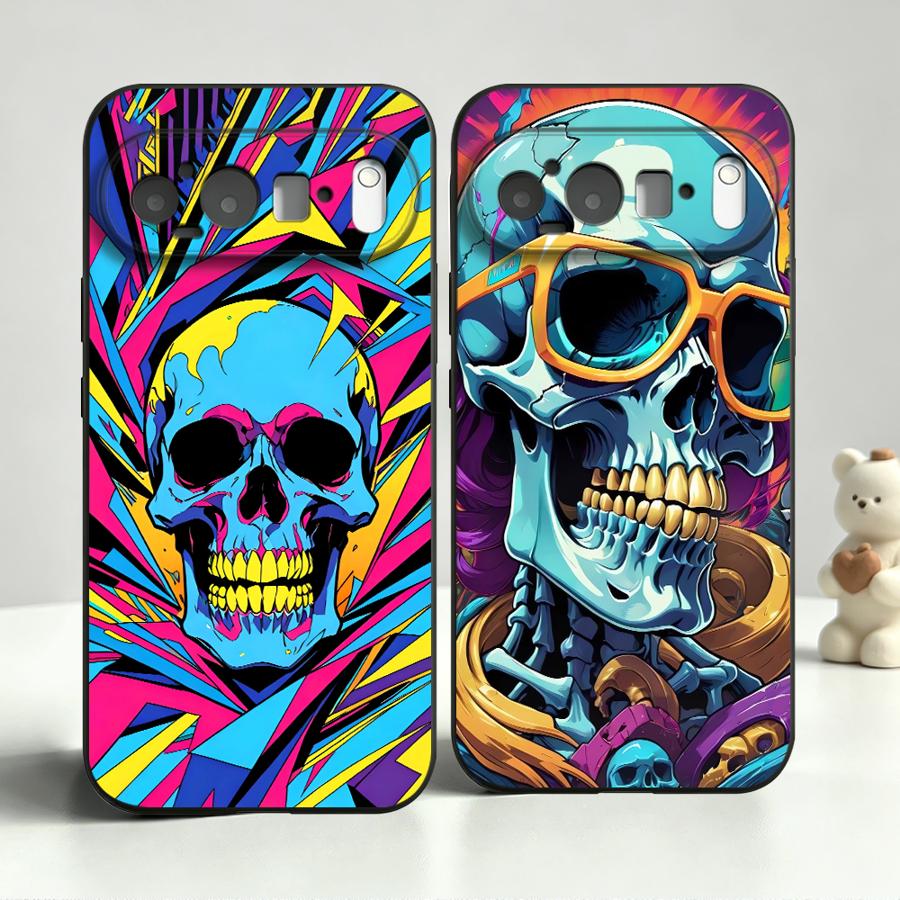 Neon Pop Art Skull Case for Go - مراجعة Phone Cases Google Pixel 9A وسعره