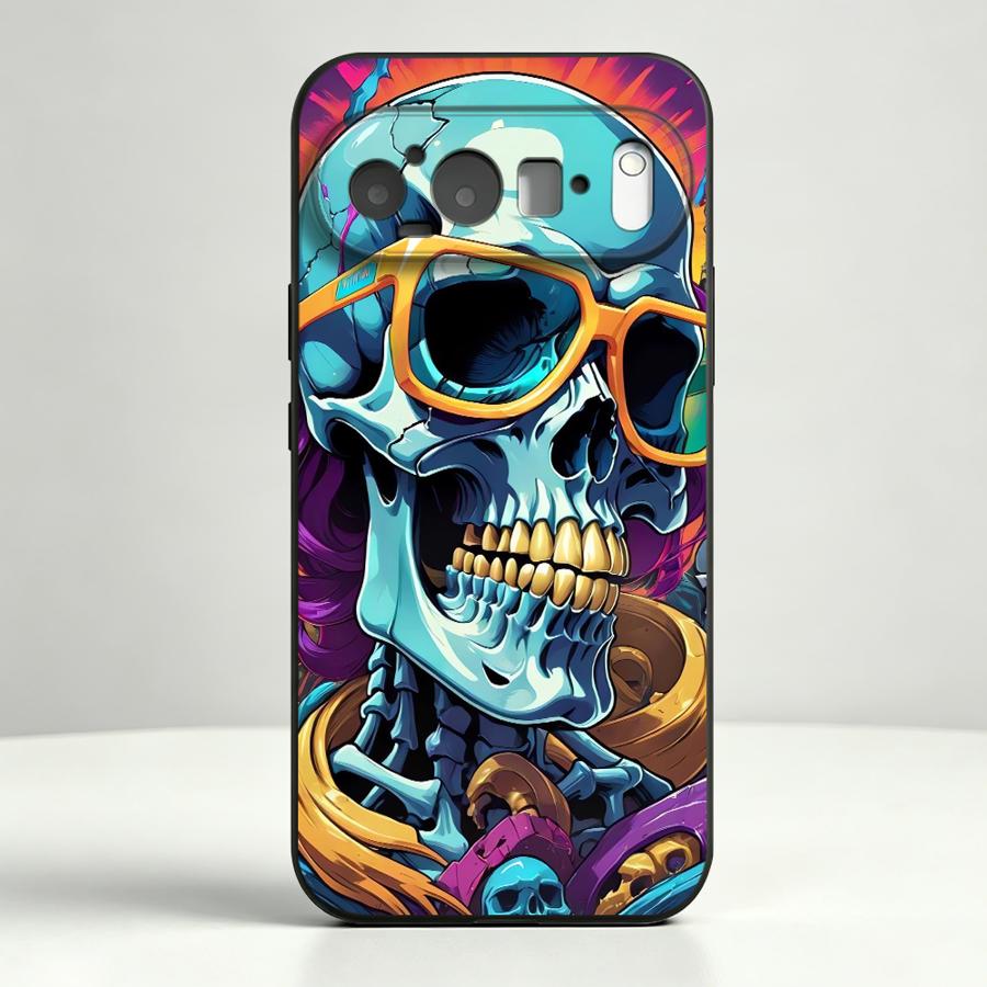 Neon Pop Art Skull Case for Go - مراجعة Phone Cases Google Pixel 9A وسعره