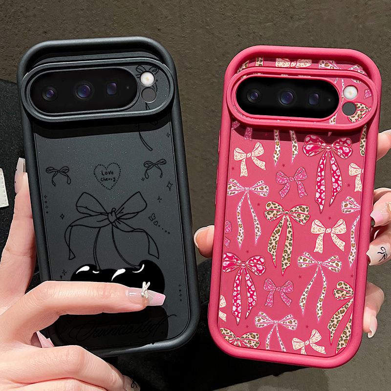 Love Hearts Bow Pattern Phone  - مراجعة Phone Cases Google Pixel 9A وسعره