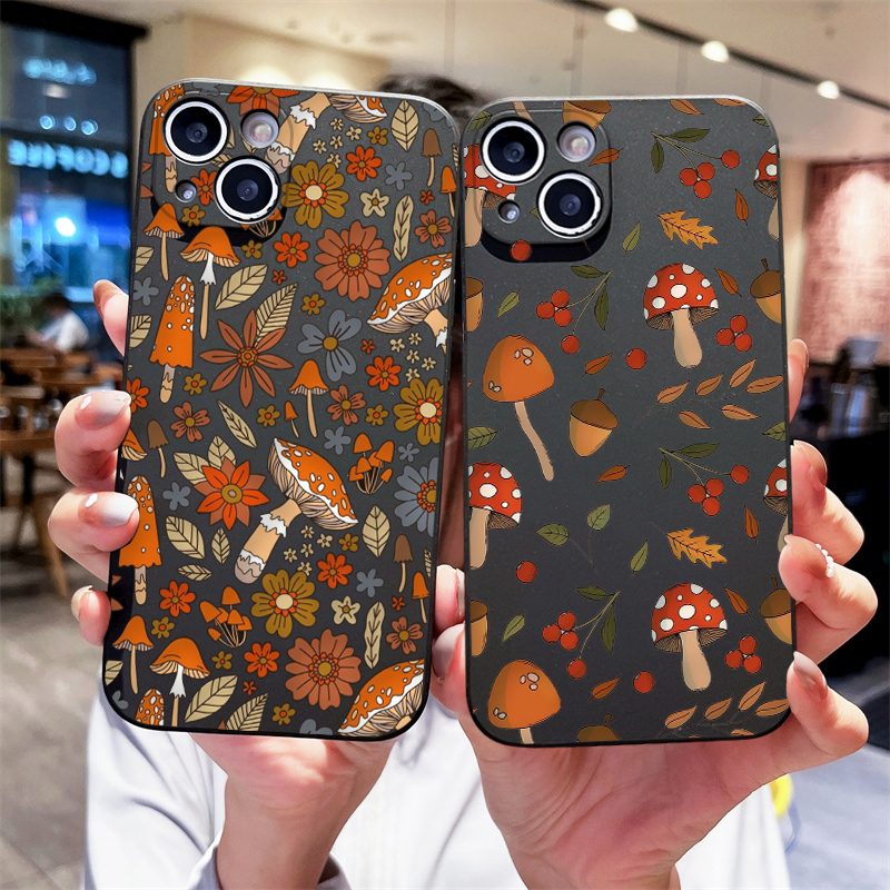 Retro Maple Leaf Flower Mushro - مراجعة Phone Cases Motorola وسعره