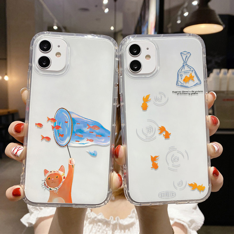 Lovely Fishes Clear Phone Case - مراجعة Phone Cases Durable وسعره