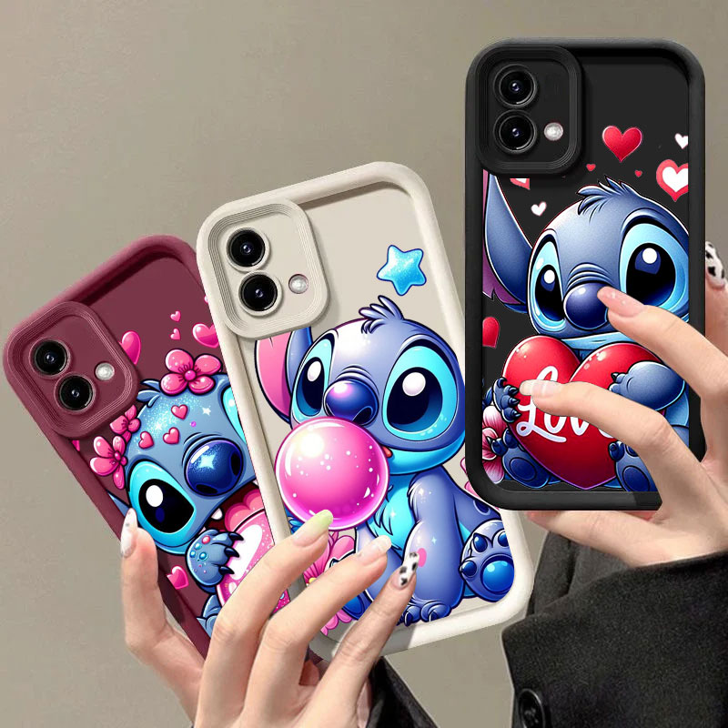 Cute Stitch Love Phone Case fo - مراجعة Phone Cases Motorola وسعره
