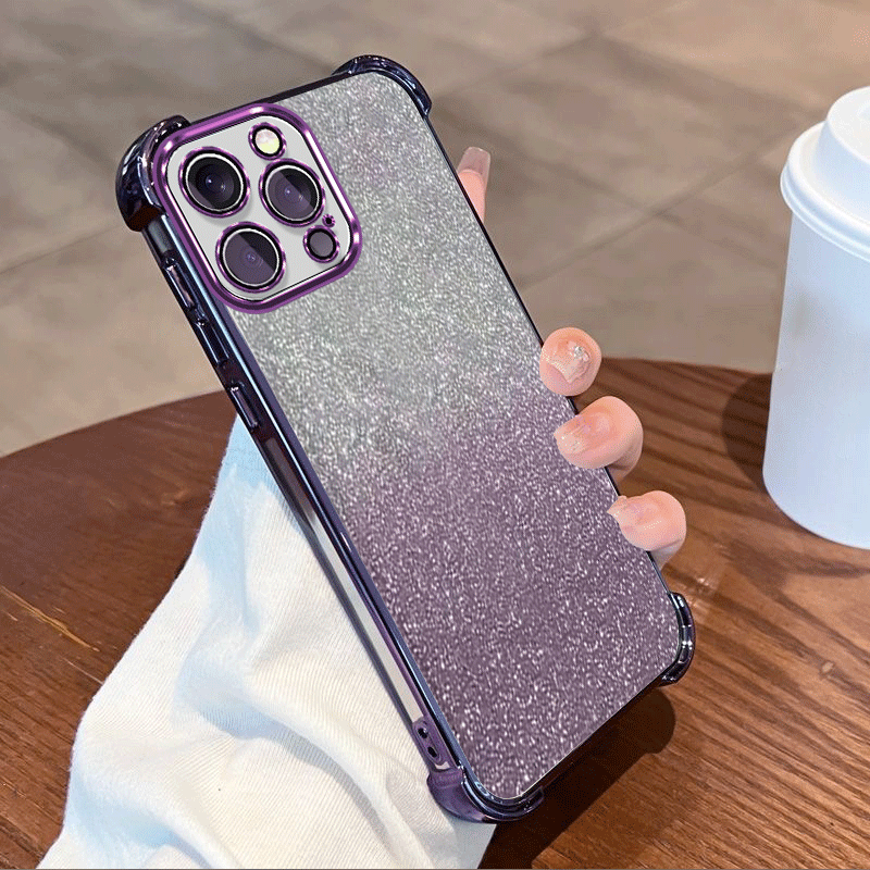 Glitter Plating Protective Cov - مراجعة Glitter Shockproof Case وسعره
