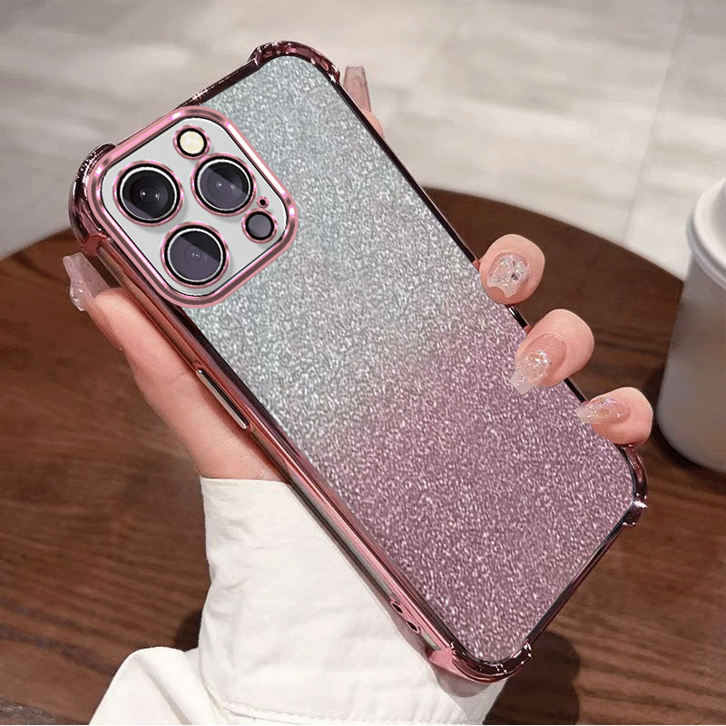 Glitter Plating Protective Cov - مراجعة Glitter Shockproof Case وسعره