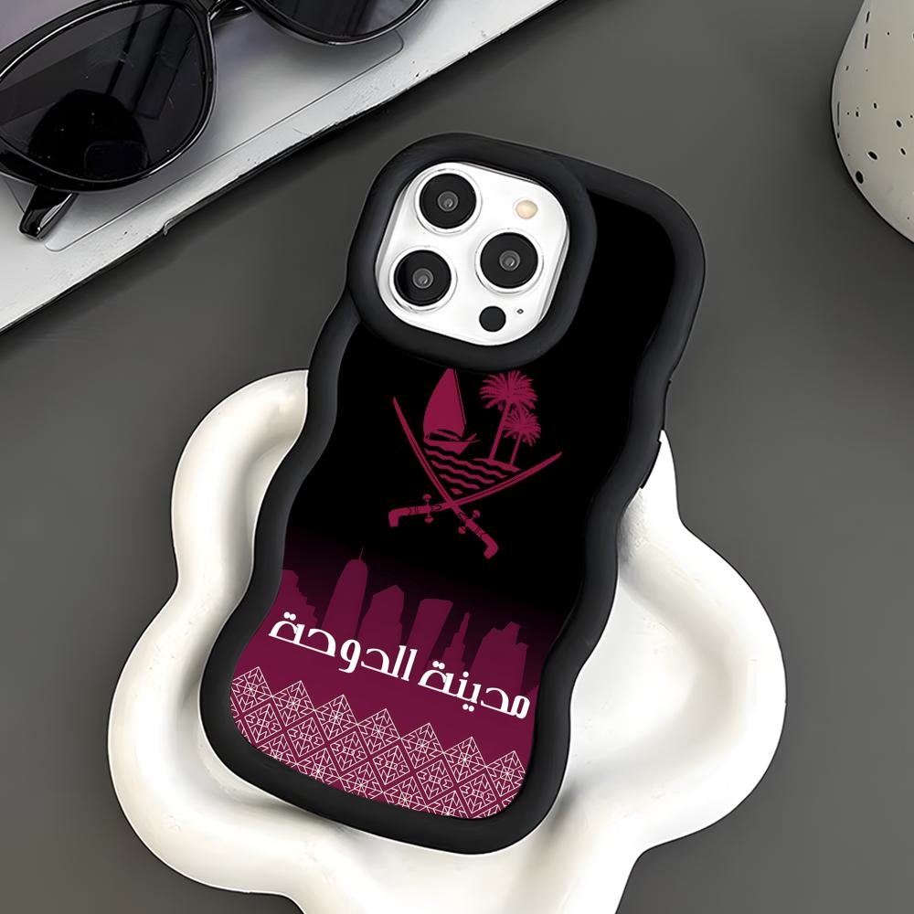 Qatar Flag Phone Case for iPho - مراجعة Phone Cases Qatar وسعره
