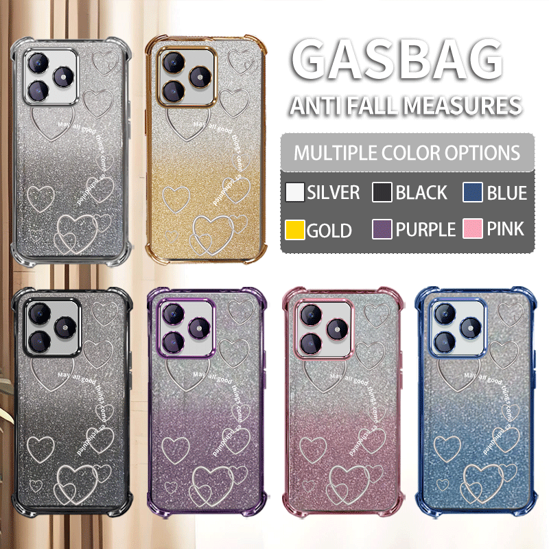 Glitter Plating Protective Cov - مراجعة Glitter Shockproof Case وسعره