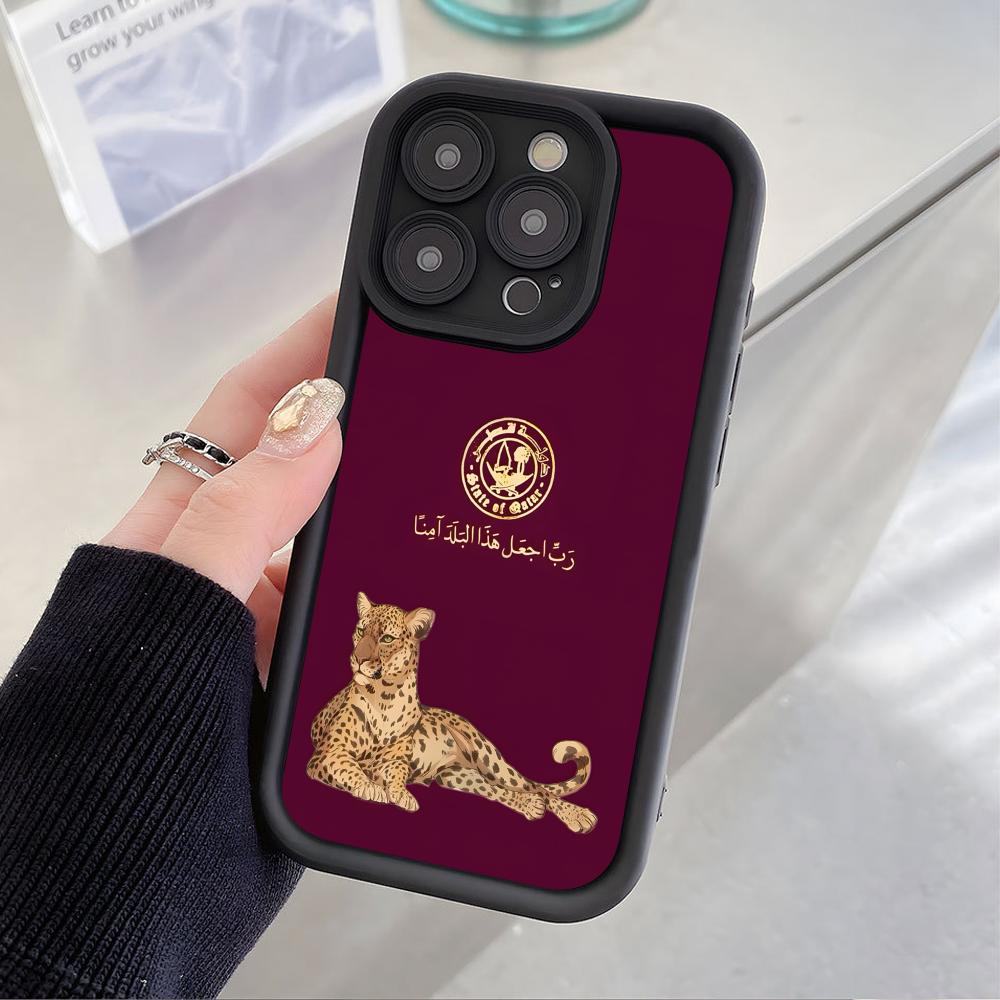 Qatar Flag Thicken TPU Mobile  - مراجعة Phone Cases Qatar وسعره