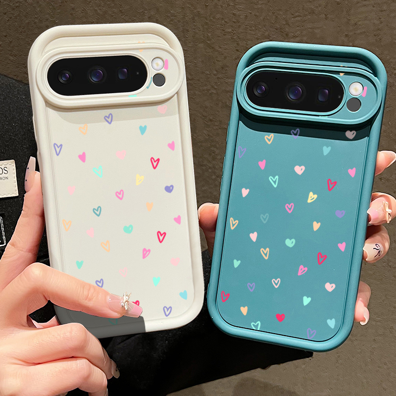 Colorful Little Hearts Soft Ca - مراجعة Phone Cases Google Pixel 9A وسعره