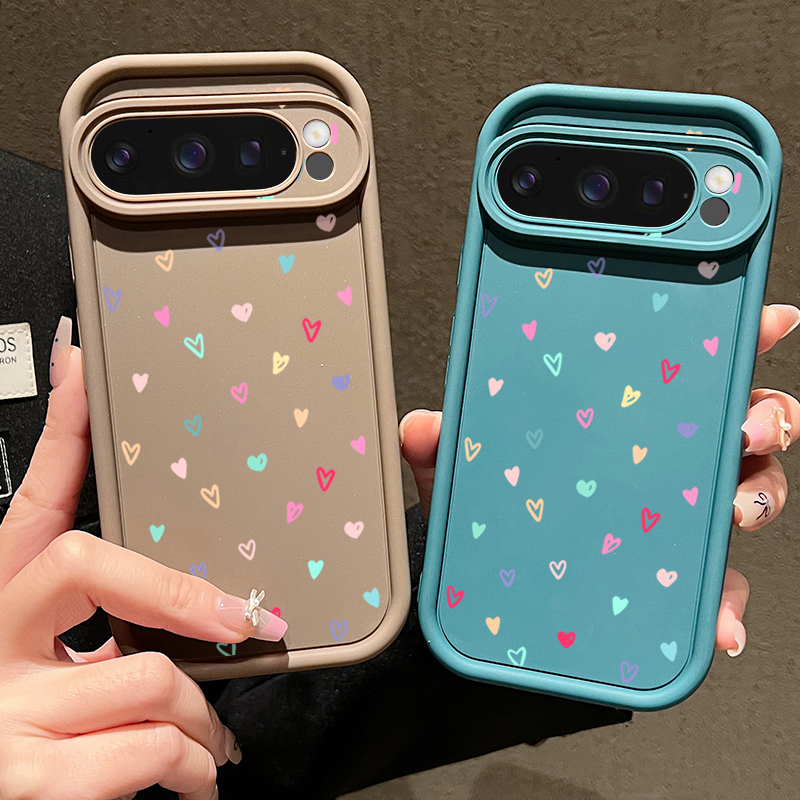 Colorful Little Hearts Soft Ca - مراجعة Phone Cases Google Pixel 9A وسعره