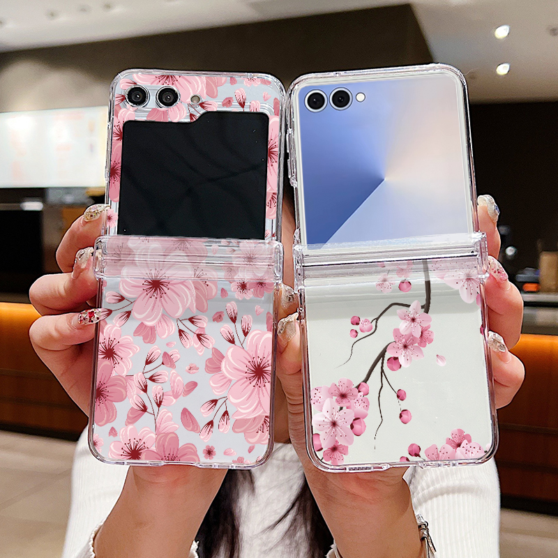 Pink Flower Printed Phone Case - مراجعة Phone Cases Z Fold 6 وسعره