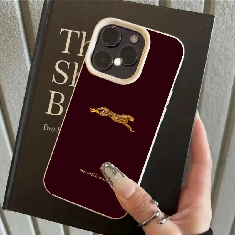 Fashion Leopard Wine Red Soft  - مراجعة Phone Cases Trending وسعره