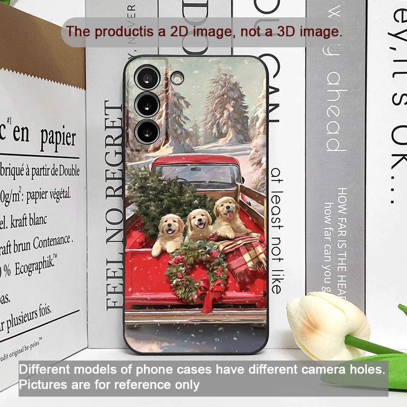 Christmas Trucks Cartoon Dog P - مراجعة Phone Cases Motorola وسعره