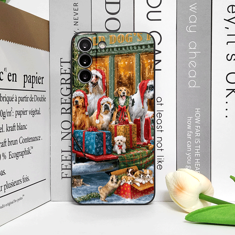 Christmas Trucks Cartoon Dog P - مراجعة Phone Cases Motorola وسعره