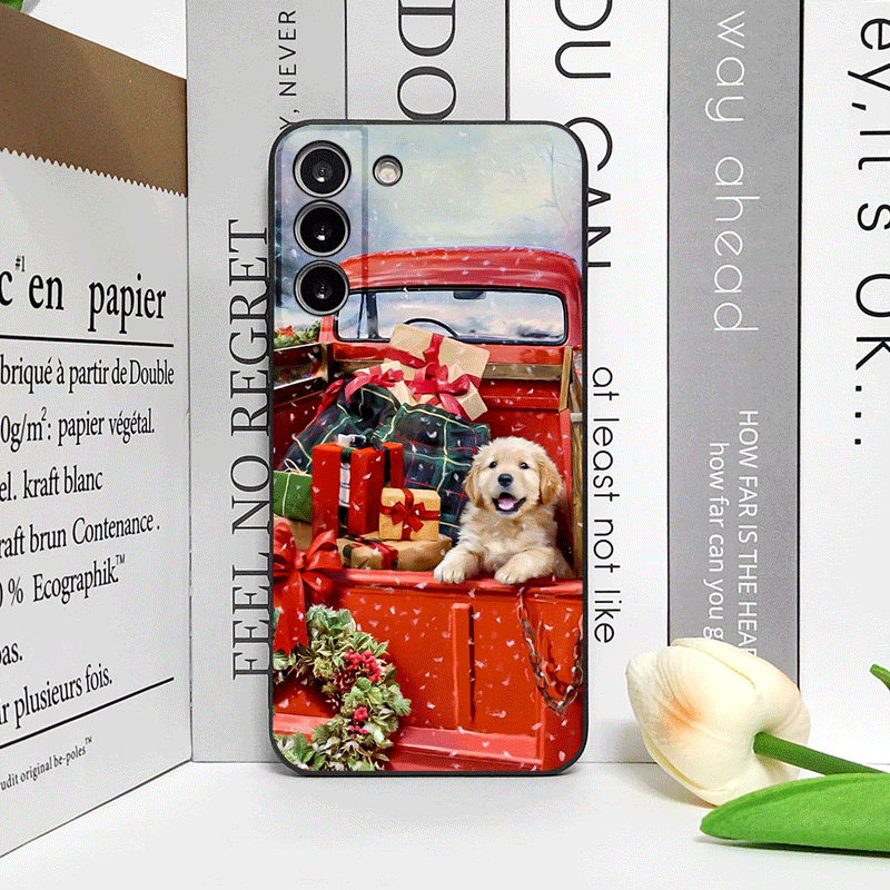 Christmas Trucks Cartoon Dog P - مراجعة Phone Cases Motorola وسعره