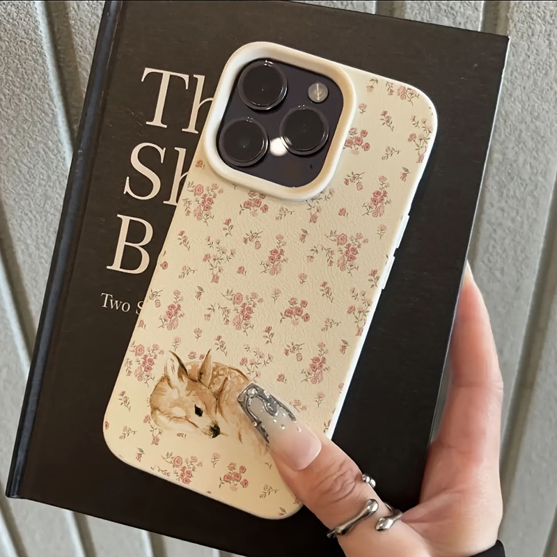 Cute Deer Full Floral Pattern  - مراجعة Phone Cases Cute Iphone 13 وسعره