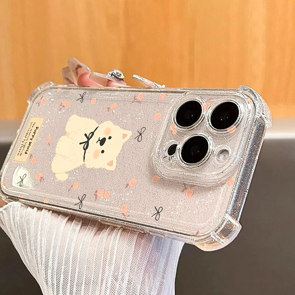 Cute Gog TPU Glitter Phone Cas - مراجعة Glitter Shockproof Case وسعره