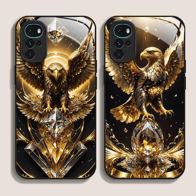 Stylish Eagle Golden Diamond P - مراجعة Phone Cases Motorola وسعره
