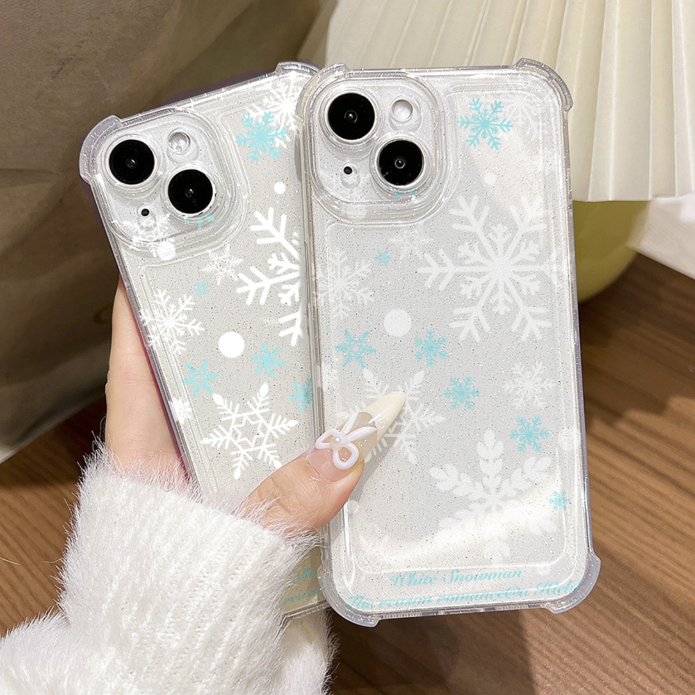 Glitter Bling Snowflake Soft P - مراجعة Glitter Shockproof Case وسعره