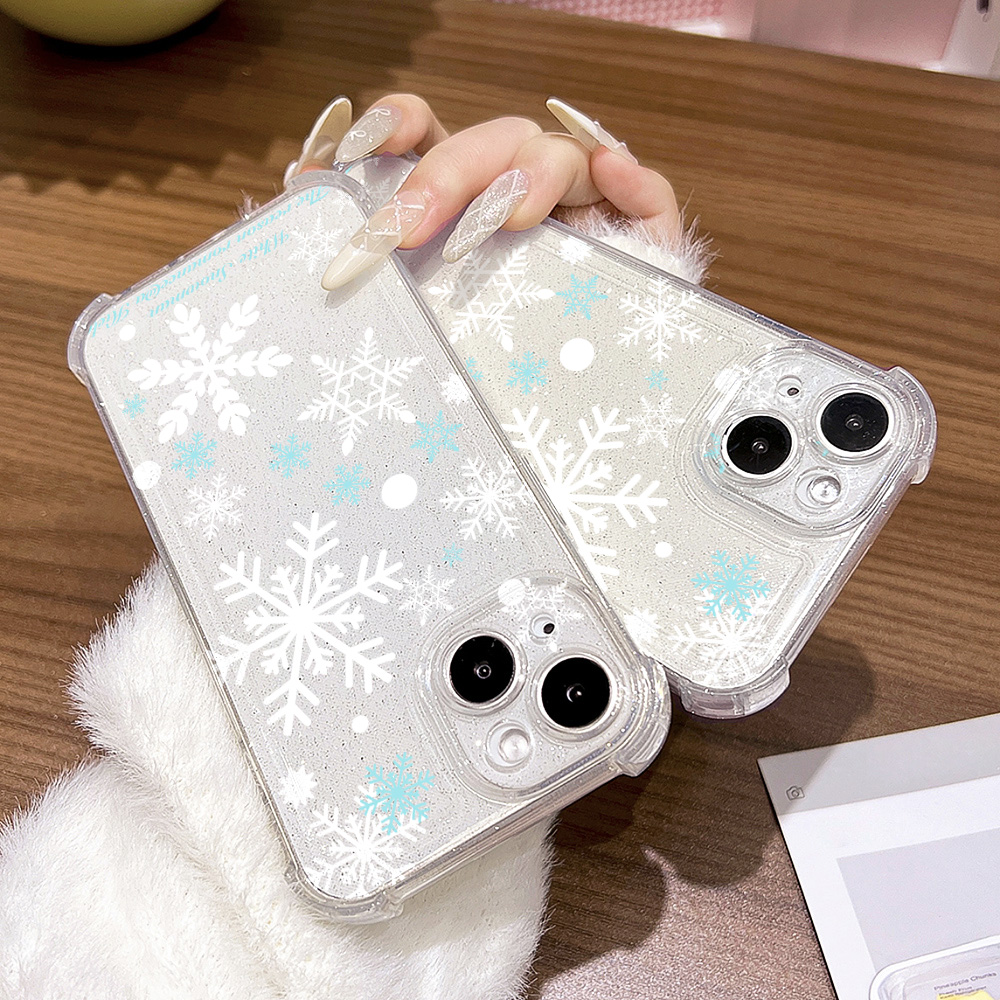 Glitter Bling Snowflake Soft P - مراجعة Glitter Shockproof Case وسعره