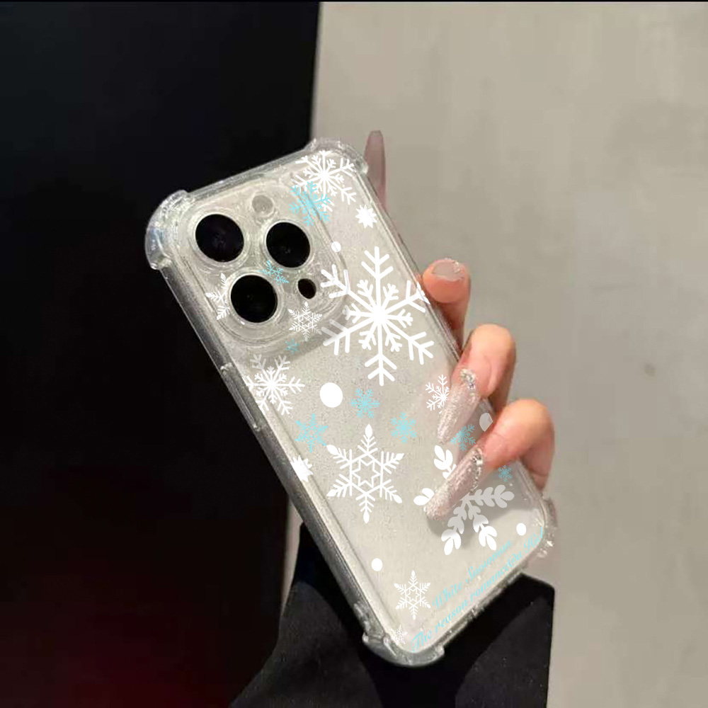 Glitter Bling Snowflake Soft P - مراجعة Glitter Shockproof Case وسعره
