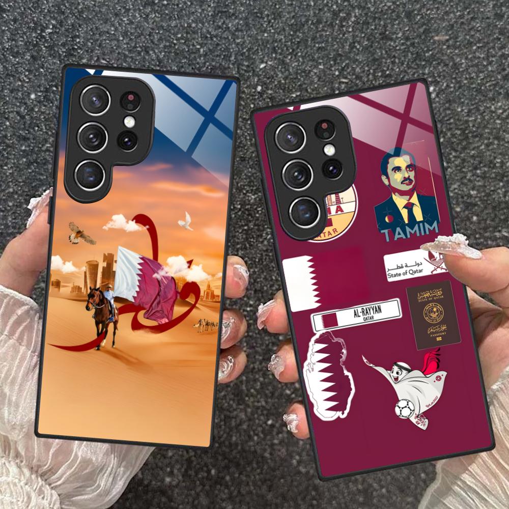 Qatar Flag Phone Case for Sams - مراجعة Phone Cases Qatar وسعره