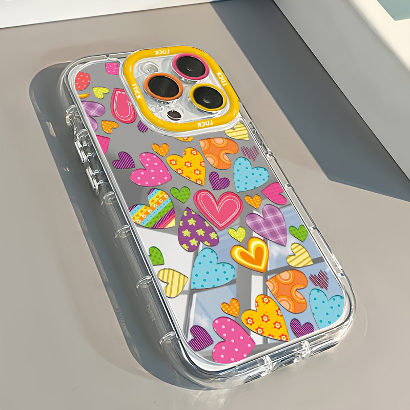 Vibrant Heart Makeup Mirror De - مراجعة Phone Cases Trending وسعره
