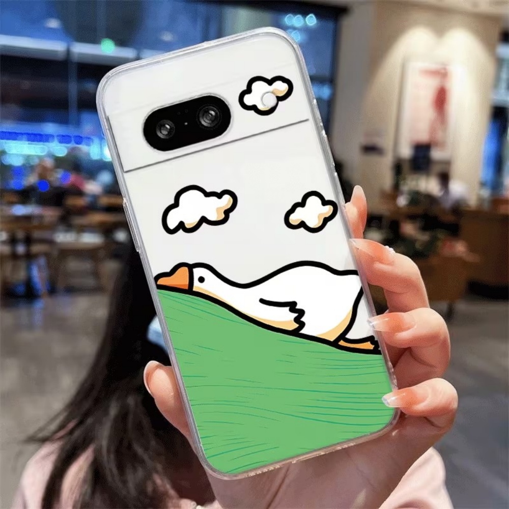 Cartoon Little White Duck Inse - مراجعة Phone Cases Google Pixel 9A وسعره
