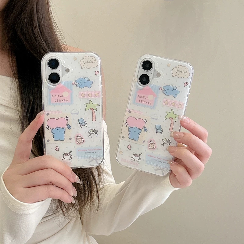 Cute Cartoon Elephant Grabbing - مراجعة Phone Cases Cute Iphone 13 وسعره