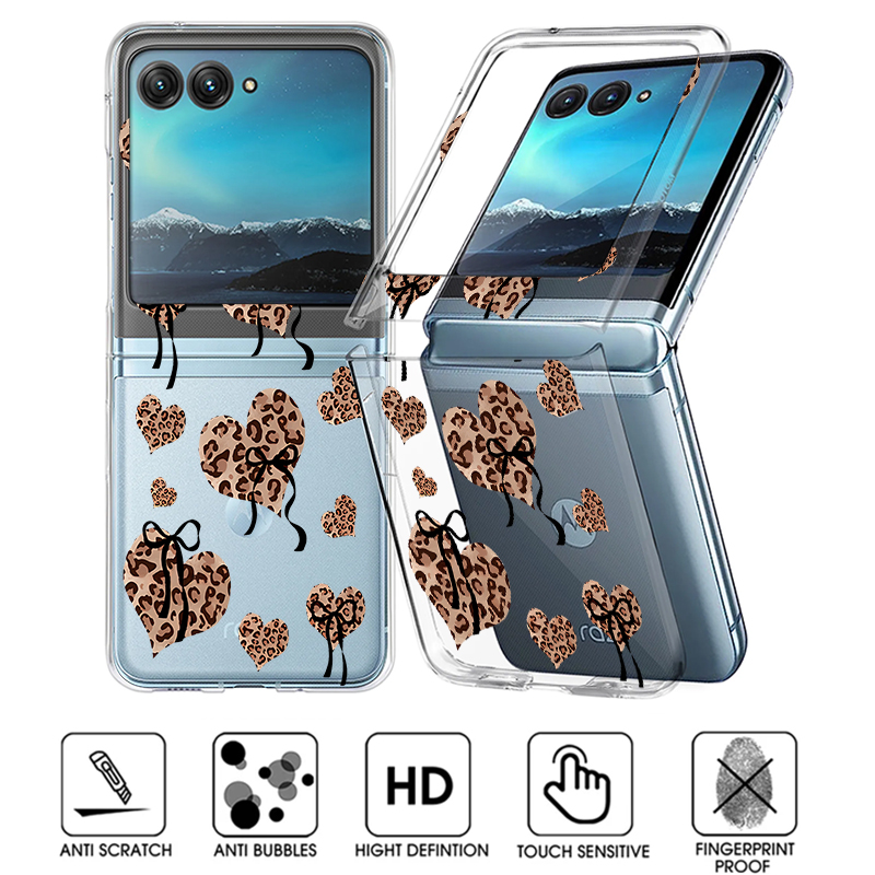 Leopard Print Hearts Pattern C - مراجعة Phone Cases Motorola وسعره