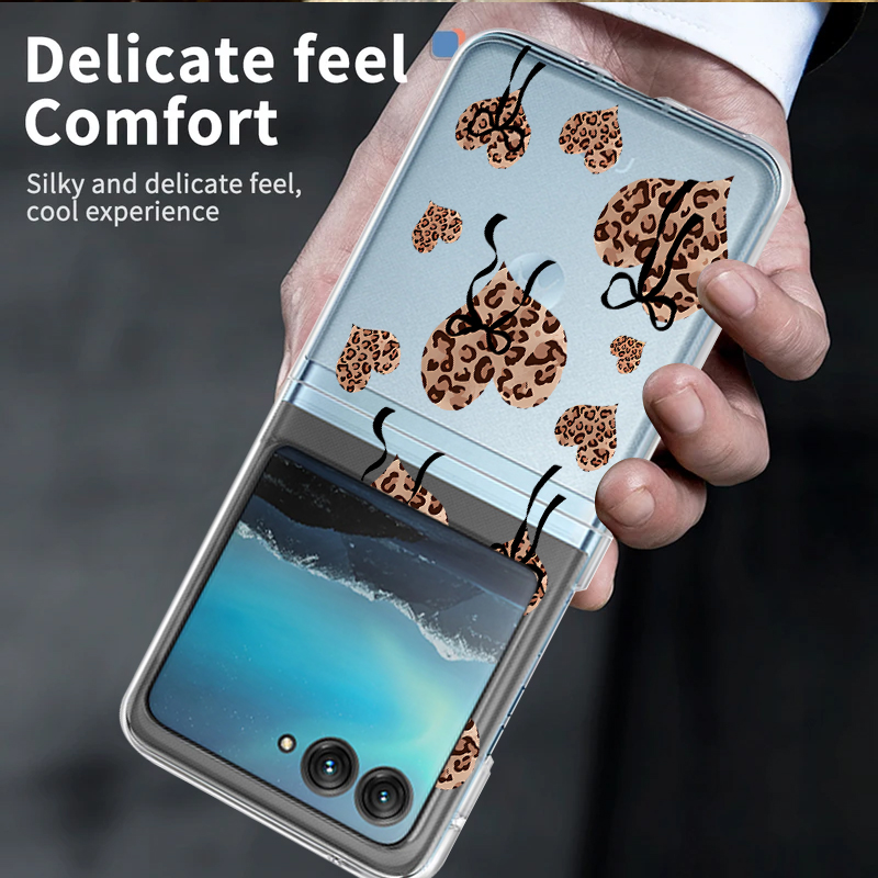 Leopard Print Hearts Pattern C - مراجعة Phone Cases Motorola وسعره
