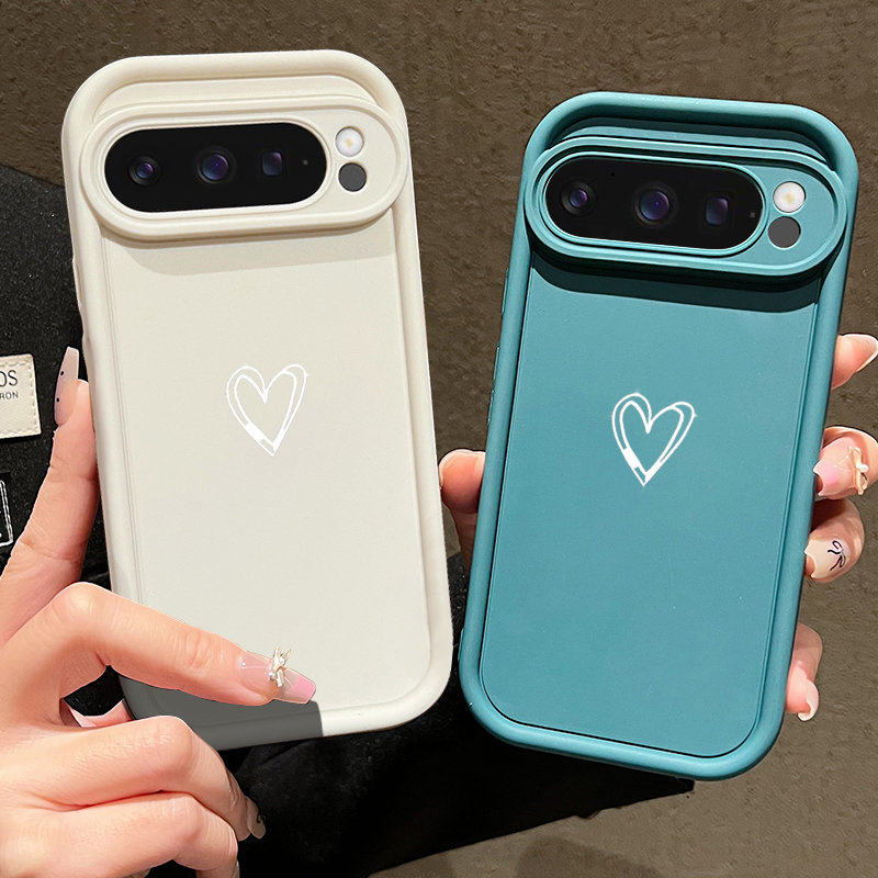 Simple Love Pattern Soft Case  - مراجعة Phone Cases Google Pixel 9A وسعره